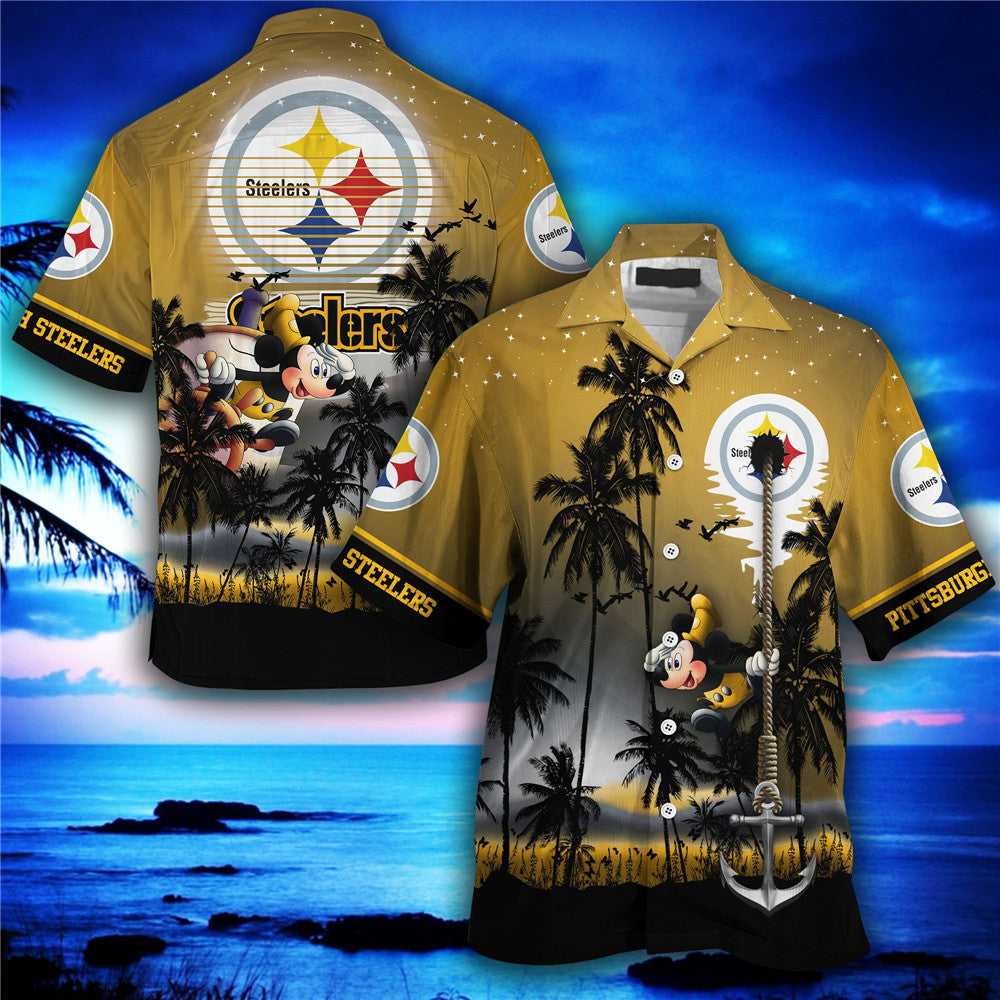 Pittsburgh Steelers Starry Night Hawaiian Shirt