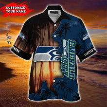 Load image into Gallery viewer, Seattle Seahawks Hawaiian 3D Shirt