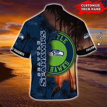 Load image into Gallery viewer, Seattle Seahawks Hawaiian 3D Shirt