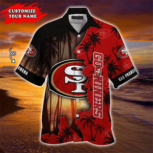 San Francisco 49ers Hawaiian 3D Shirt