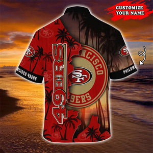 San Francisco 49ers Hawaiian 3D Shirt