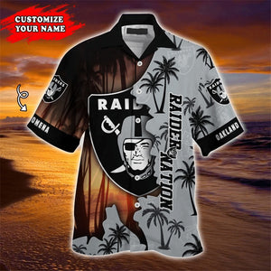 Las Vegas Raiders Hawaiian 3D Shirt