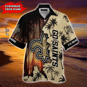 New Orleans Saints Hawaiian 3D Shirt