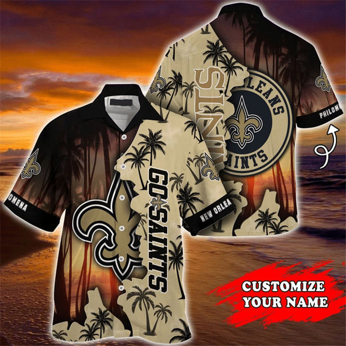 New Orleans Saints Hawaiian 3D Shirt