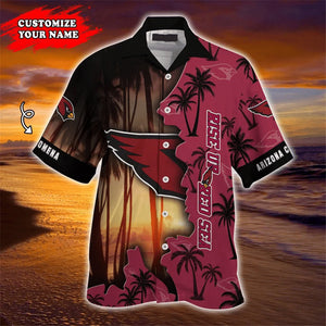 Arizona Cardinals Hawaiian 3D Shirt