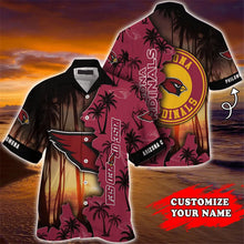 Load image into Gallery viewer, Arizona Cardinals Hawaiian 3D Shirt