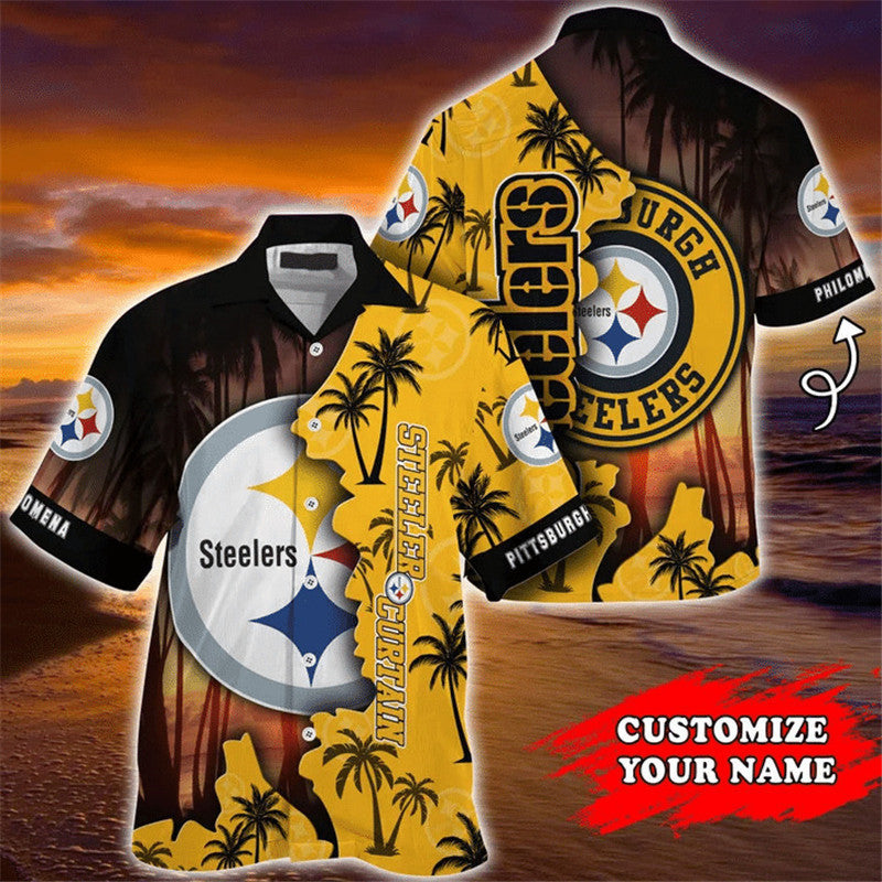 Pittsburgh Steelers Hawaiian 3D Shirt