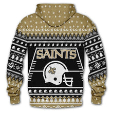 Load image into Gallery viewer, New Orleans Saints 3d Hoodie Christmas Edition