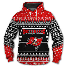 Load image into Gallery viewer, Tampa Bay Buccaneers 3d Hoodie Christmas Edition