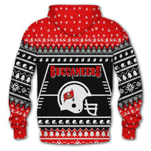 Load image into Gallery viewer, Tampa Bay Buccaneers 3d Hoodie Christmas Edition
