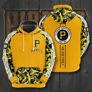 Pittsburgh Pirates Casual Camouflage Hoodie