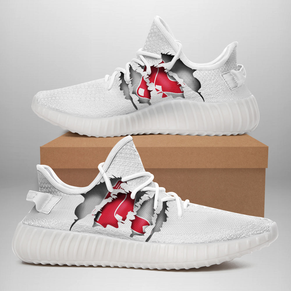 Boston Red Sox Casual 3D Yeezy Shoes