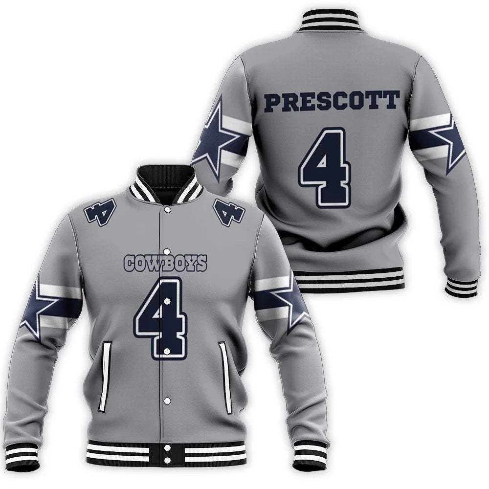 Dallas Cowboys Dak Prescott Letterman Jacket