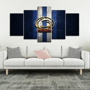 Penn State Nittany Lions Football Metal Canvas
