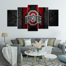 Load image into Gallery viewer, Ohio State Buckeyes Rock Style Canvas