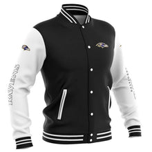 Load image into Gallery viewer, Baltimore Ravens Casual Letterman Jacket