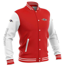 Load image into Gallery viewer, Baltimore Ravens Casual Letterman Jacket