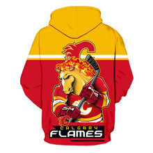 Load image into Gallery viewer, Calgary Flames 3D Hoodie