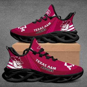 Texas A&M Aggies Casual 3D Air Max Running Shoes