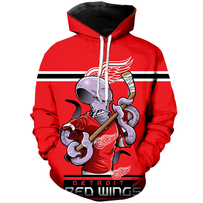 Detroit Red Wings 3D Zipper Hoodie – SportsDexter