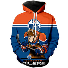 Load image into Gallery viewer, Edmonton Oilers 3D Hoodie