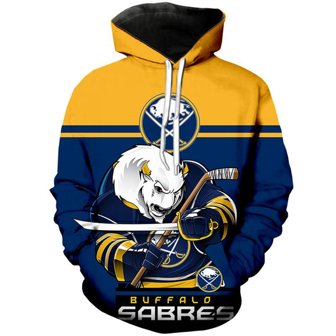 Buffalo Sabres Hoodie 3D Skeleton Wearing Hat Logo Sabres Gift -  Personalized Gifts: Family, Sports, Occasions, Trending