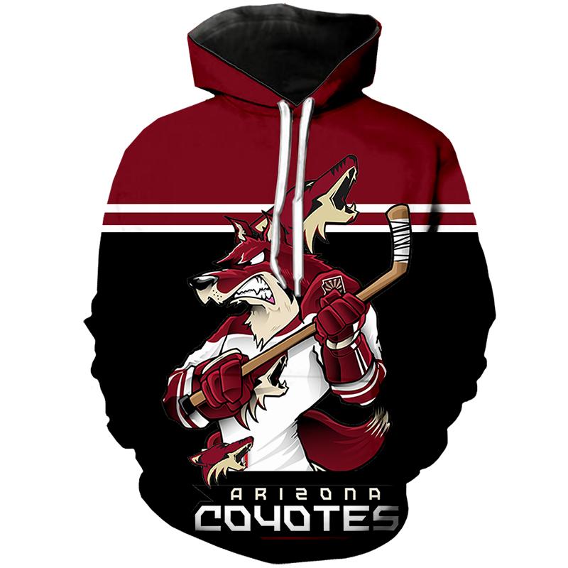 Arizona Coyotes 3D Hoodie
