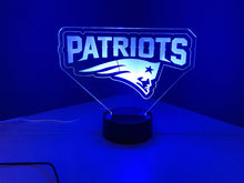 Load image into Gallery viewer, New England Patriots 3D LED Lamp 3