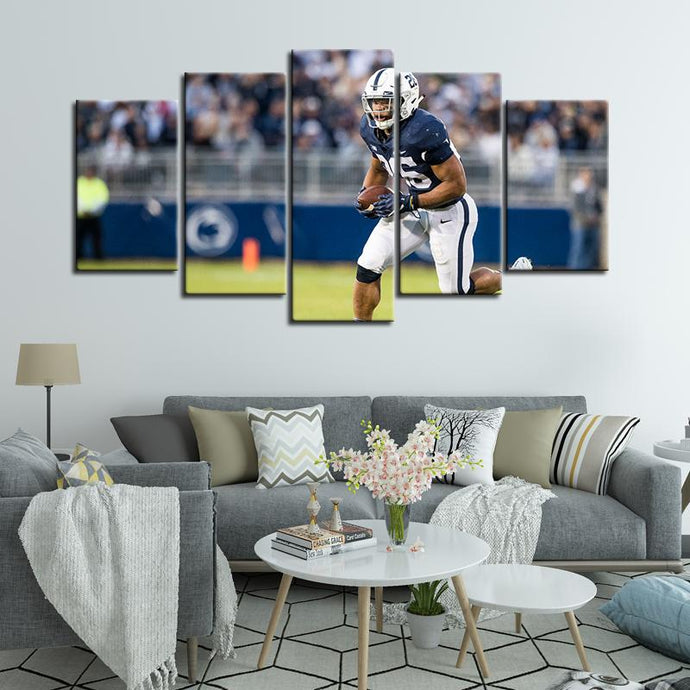 Saquon Barkley Penn State Nittany Lions Football 5 Pieces Painting Canvas