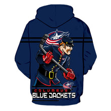 Load image into Gallery viewer, Columbus Blue Jackets 3D Hoodie