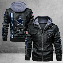 Load image into Gallery viewer, Dallas Cowboys Casual Leather Jacket