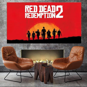 Red Dead Redemption 2 Wall Canvas