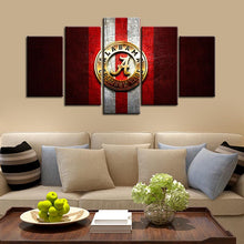 Load image into Gallery viewer, Alabama Crimson Tide Metal-Look 5 Pieces Painting Canvas