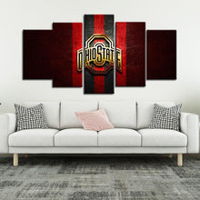 Load image into Gallery viewer, Ohio State Buckeyes Metal-Look 5 Pieces Painting Canvas