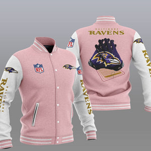 Baltimore Ravens Casual 3D Letterman Jacket