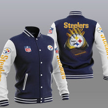 Load image into Gallery viewer, Pittsburgh Steelers Casual 3D Letterman Jacket