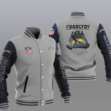 Load image into Gallery viewer, Los Angeles Chargers Casual 3D Letterman Jacket