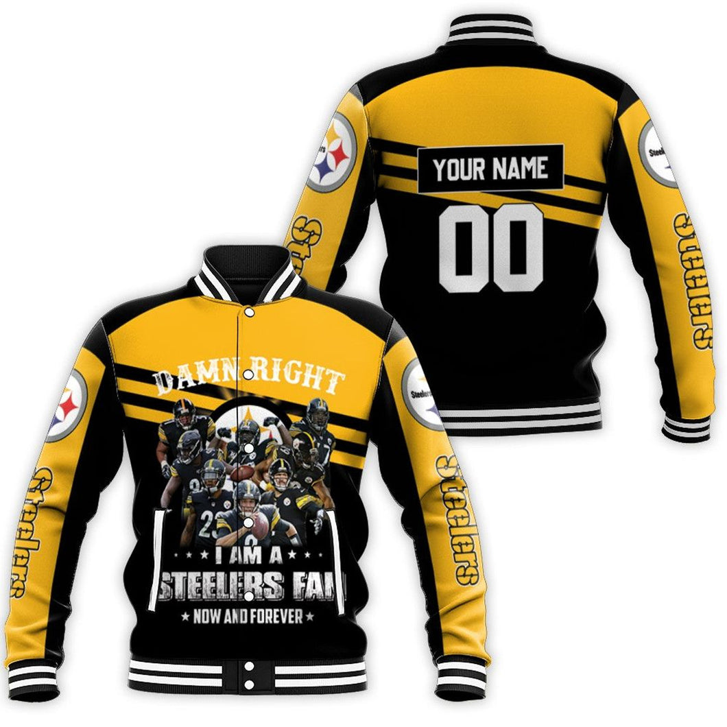 Pittsburgh Steelers Casual 3D Letterman Jacket