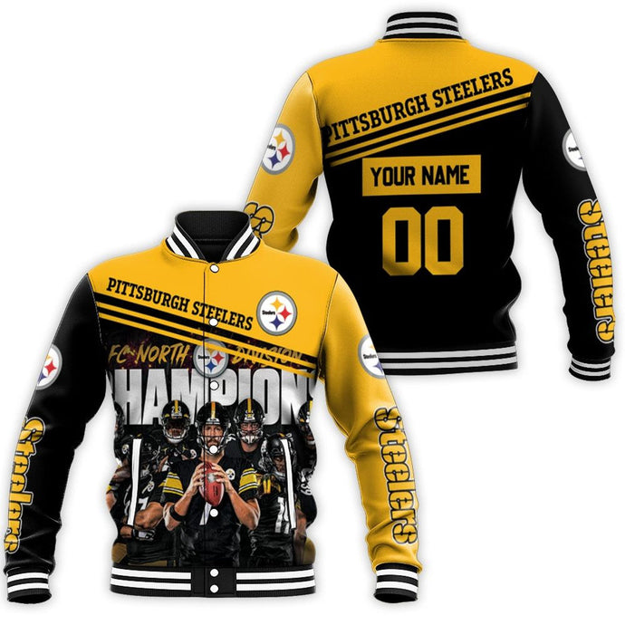 Pittsburgh Steelers AFC North Division Champions Letterman Jacket