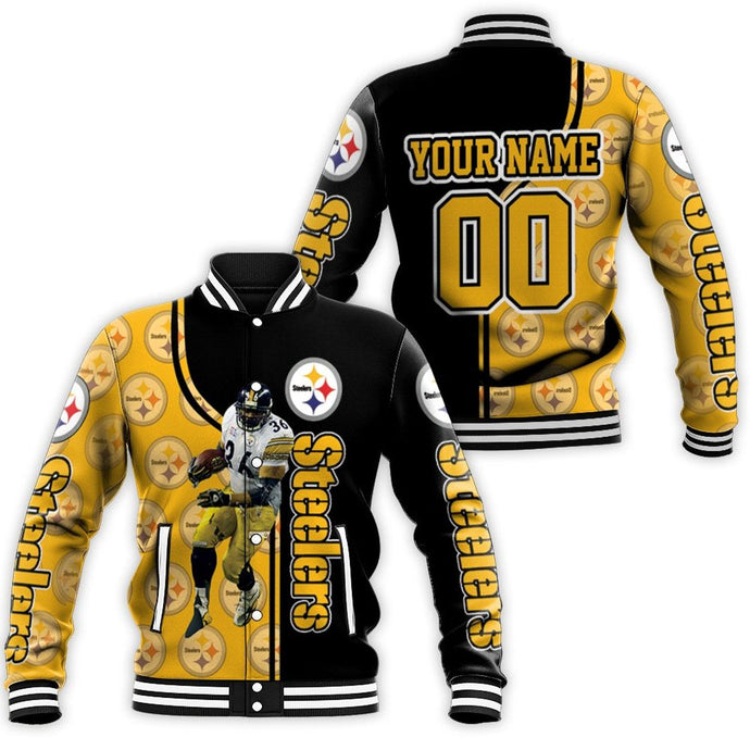 Pittsburgh Steelers Jerome Bettis Letterman Jacket