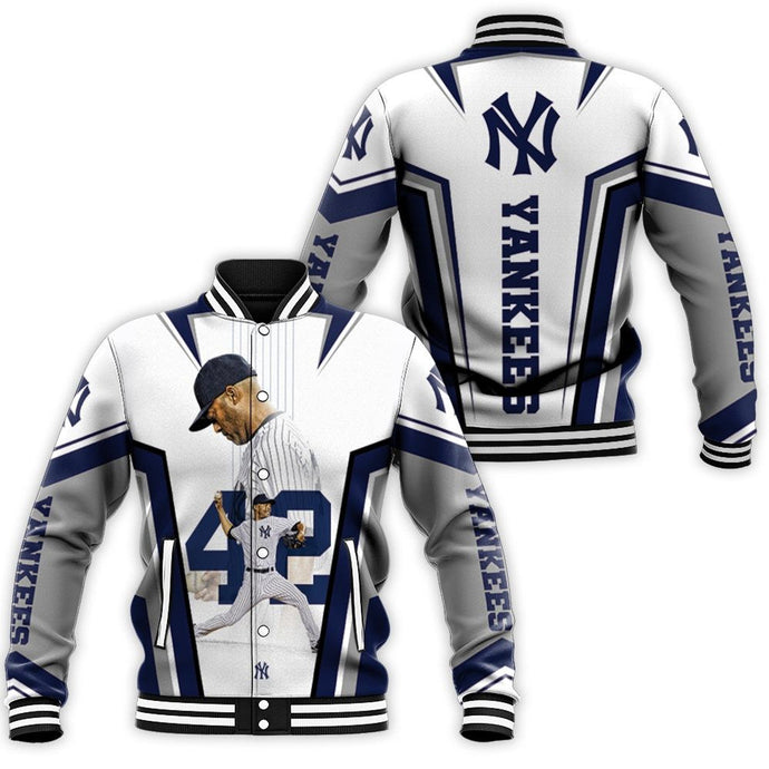 New York Yankees Mariano Rivera Letterman Jacket