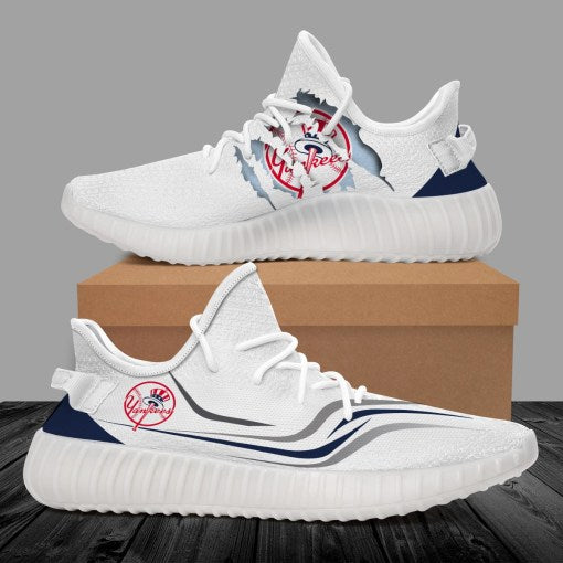 New York Yankees Casual 3D Yeezy Shoes