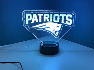 New England Patriots 3D LED Lamp 3