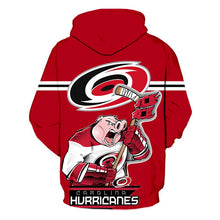 Load image into Gallery viewer, Carolina Hurricanes 3D Hoodie