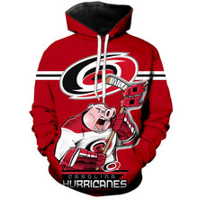 Load image into Gallery viewer, Carolina Hurricanes 3D Hoodie