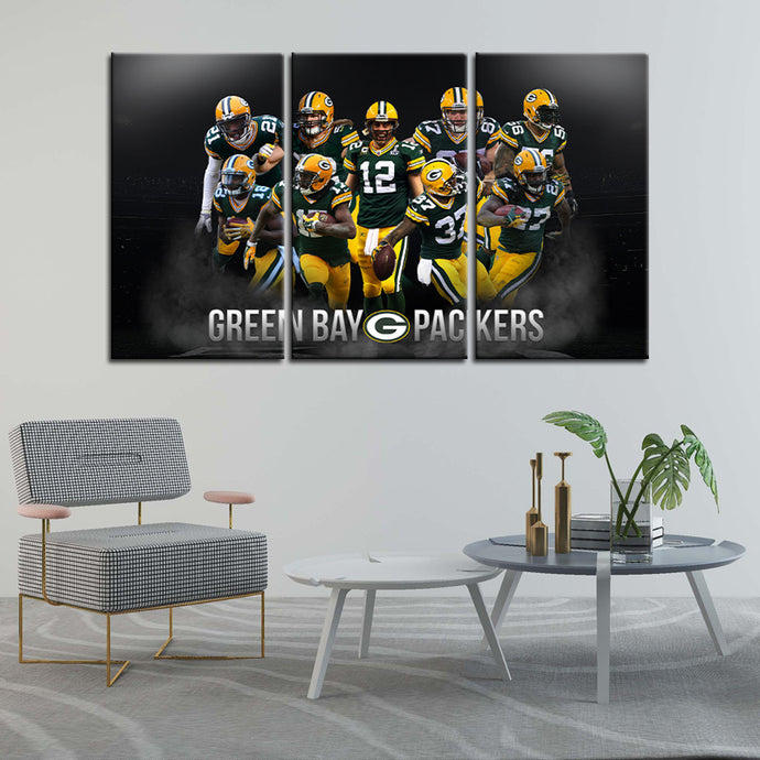 Green Bay Packers Wall Canvas 2
