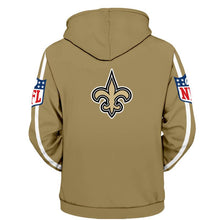 Load image into Gallery viewer, New Orleans Saints 3D Style Hoodie