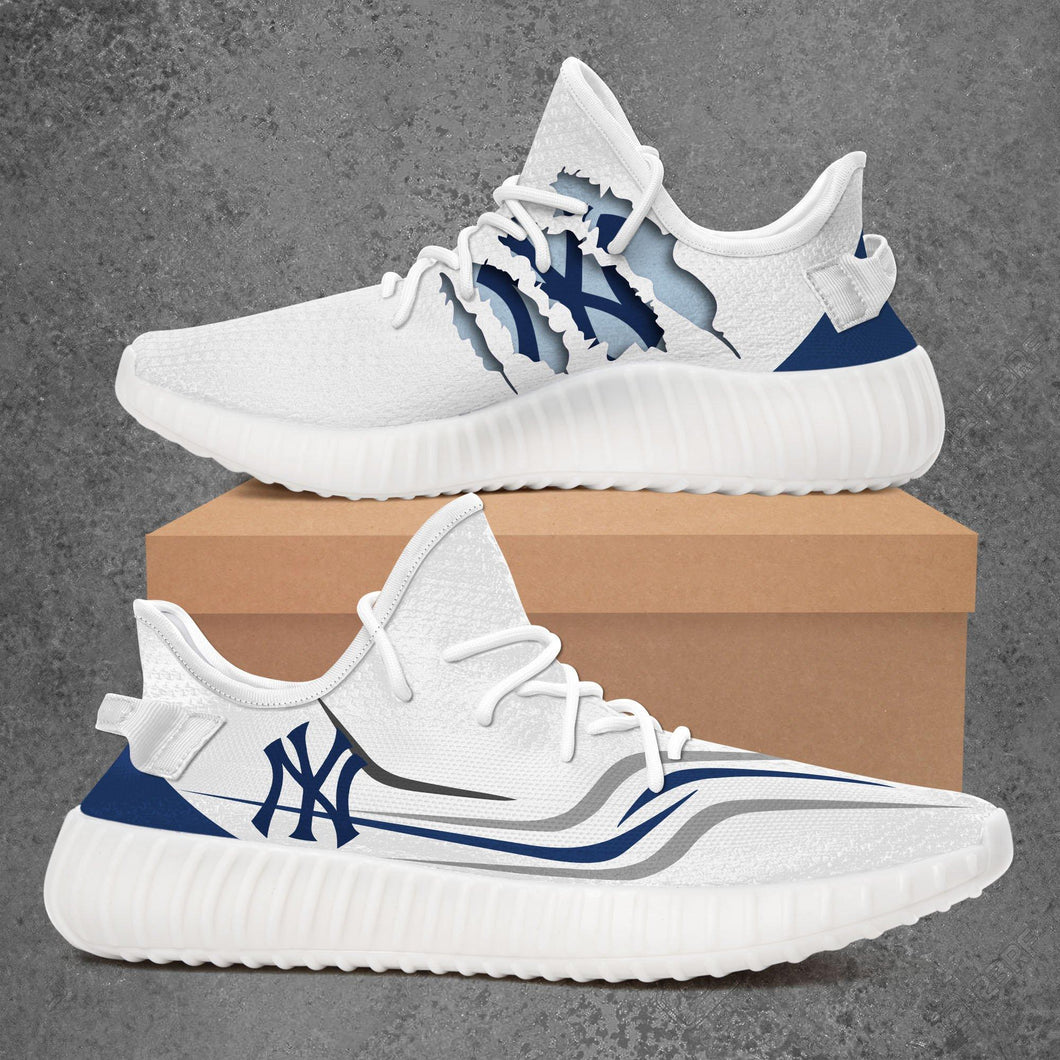 New York Yankees Casual 3D Yeezy Shoes