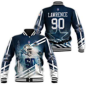 Dallas Cowboys Demarcus Lawrence Letterman Jacket