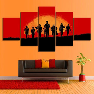 Red Dead Redemption 2 Wall Canvas